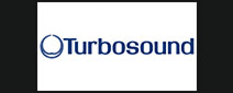 Turbosound : Audio Professionnel de Haute Qualité Logo Turbosound bleu, marque audio professionnelle. Design avec cercle et ondes sonores stylisées, typographie claire. Marque reconnue dans le domaine audio.